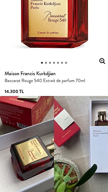 Beden Maison Francis Baccarat 540 Parfum