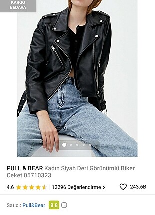 pull bear deri ceket