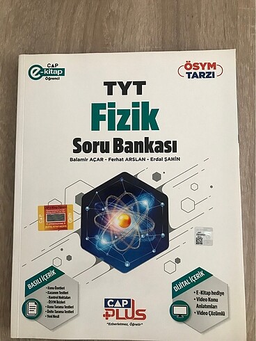 Çap yayınları tyt fizik soru bankası