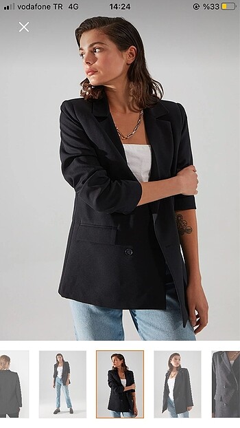 siyah blazer ceket