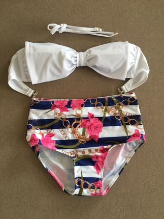 s Beden çeşitli Renk Yüksek bel bikini