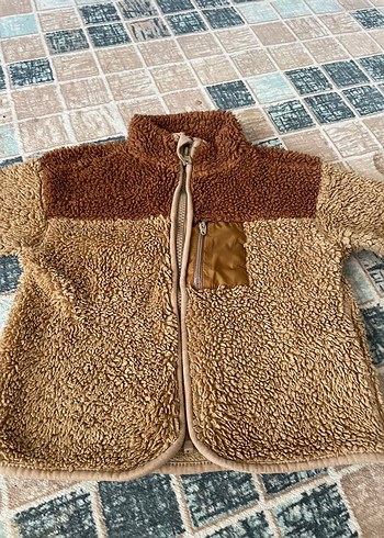 LC Waikiki Fermuarlı Kahverengi Erkek Çocuk Peluş Ceket