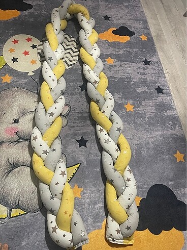 Bebek yatak koruma örgü 3 lu
