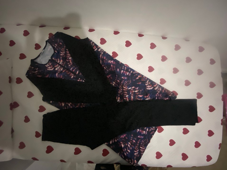 Bisiklet yaka tesettür haşeme diz altı uzun ikili takım - Görsel 2