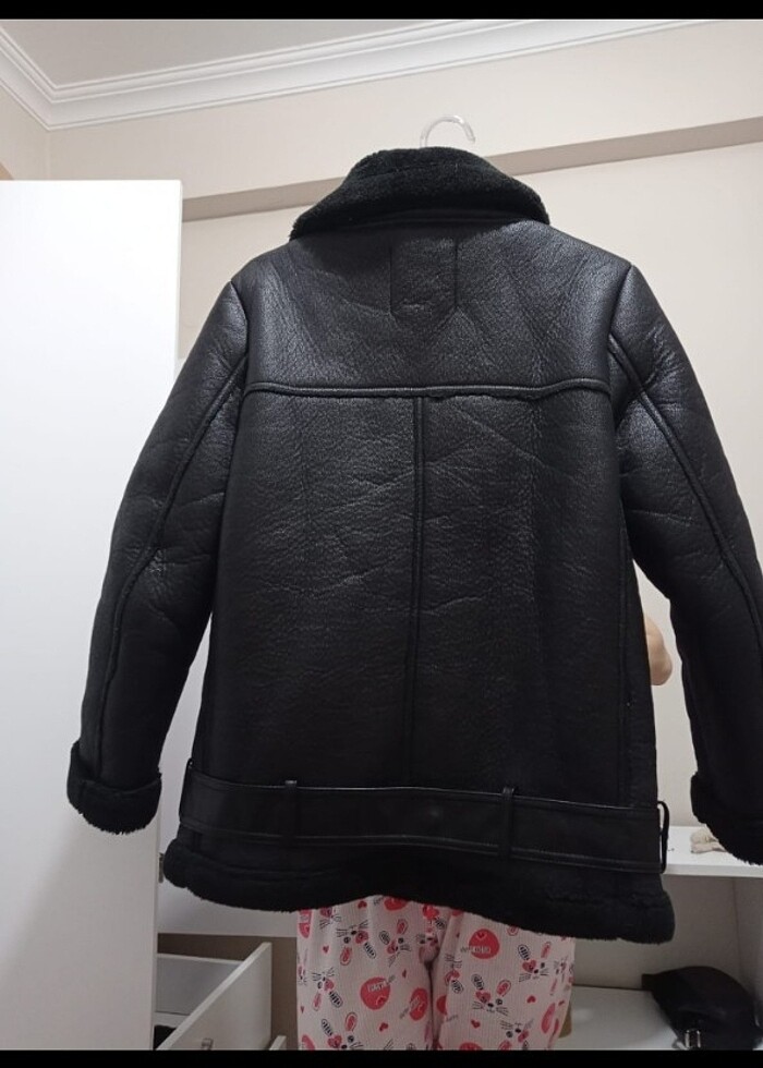 Biker ceket biker kaban biker mont - Görsel 2