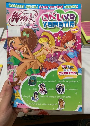 Winx Club Okulve Yapıştır Özel Sayı No:8