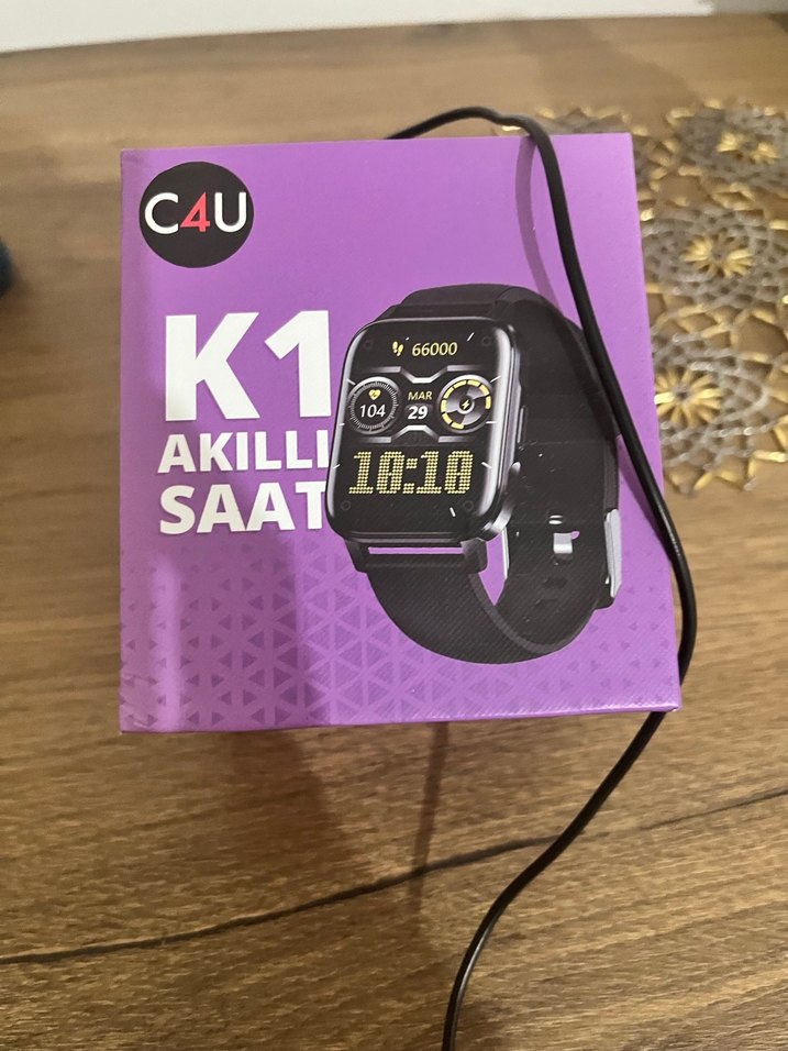 Siyah Akıllı Saat, Dijital Ekranlı - Görsel 5