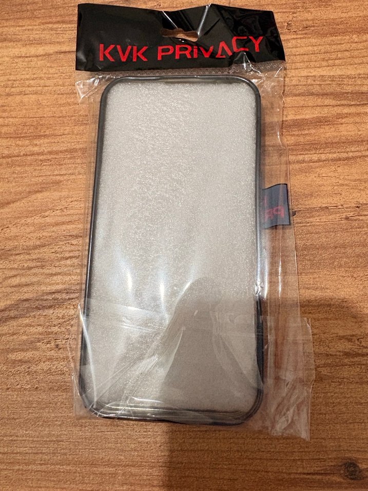 Siyah KVK Privacy iPhone 16 Kılıfı Velcro - Görsel 2