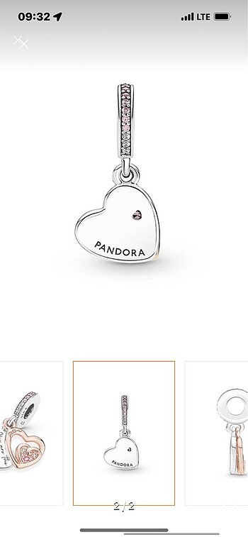 Pandora pandora charm