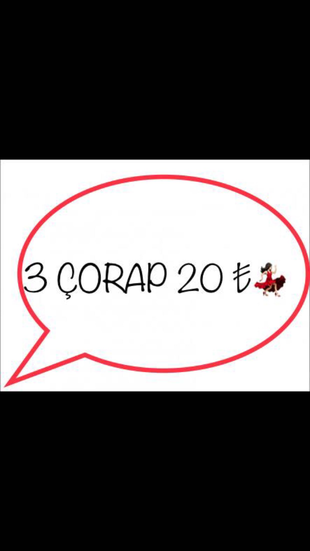 3 çorap 20 ?