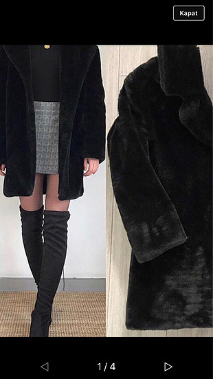 Zara Maymoda peluş kürk