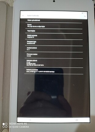 Ttech 7 inch 8 GB hafıza 1 GB RAM