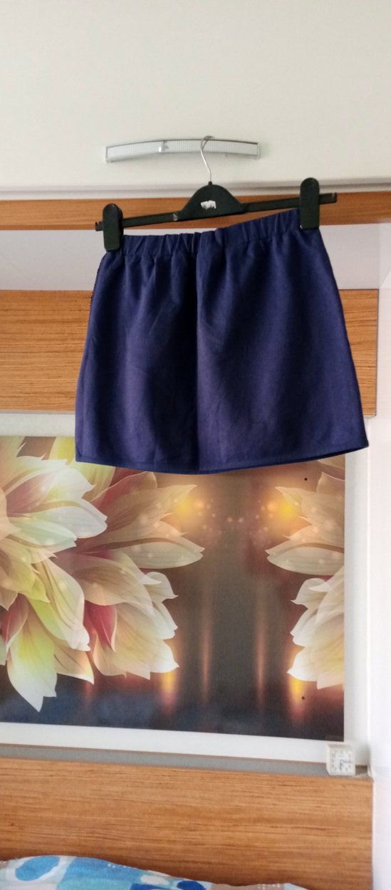 Payetli Penye  Mini  Etek - Görsel 4