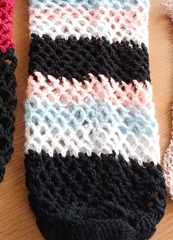 El örgüsü çok amaçlı küçük file çantalar - Görsel 3