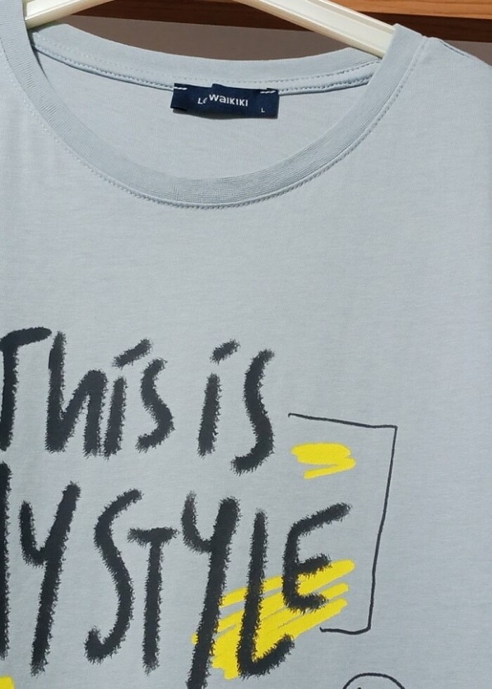 Erkek baskılı tişört  - Görsel 4