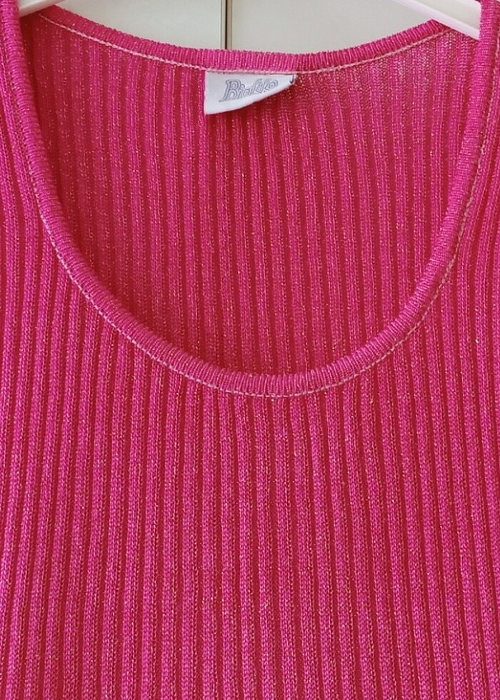 Merserize simli bluz - Görsel 4