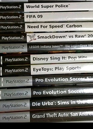 PS 2 CD leri