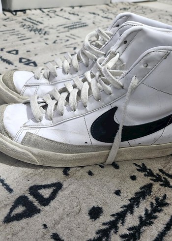 Nike Beyaz Yüksek Spor Ayakkabı - Görsel 9