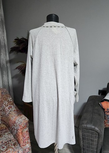 Gri Uzun sabahlik - Görsel 3