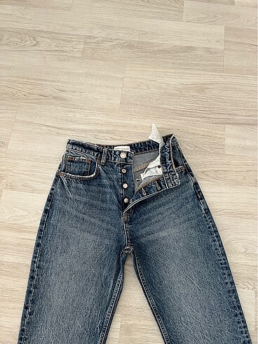Zara düğmeli jean