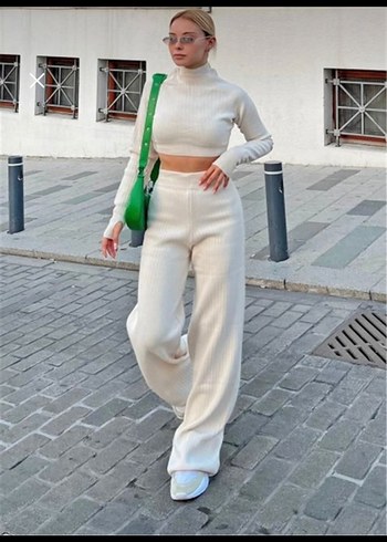 örgü kadın triko takım - Görsel 5