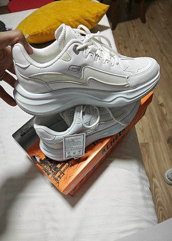 Beyaz Gri Spor kadın Sneakers