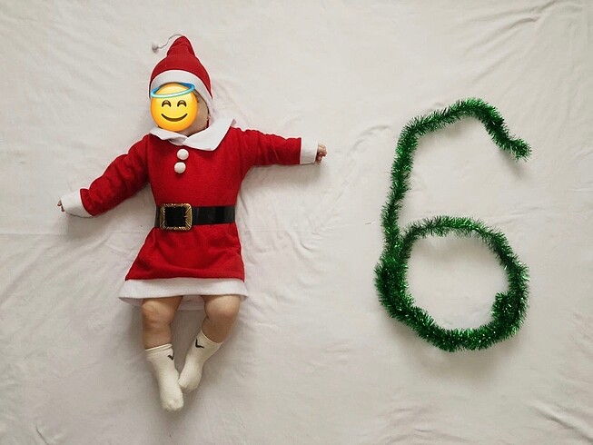 6 Ay Beden Yılbaşı konsept elbise