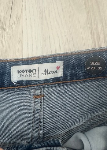 Kadın Mavi jean Normal Boy Jean - Görsel 5