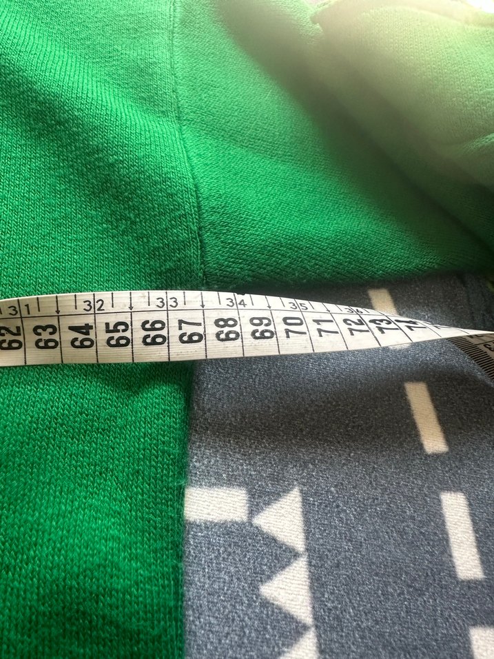 Yeşil Kapüşonlu Fermuarlı Sweatshirt - Görsel 3