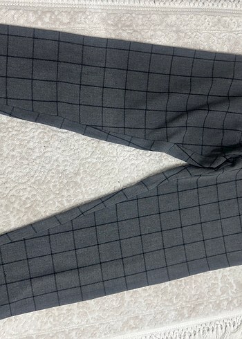 Gri Ekoseli erkek Kumaş Pantolon - Görsel 2