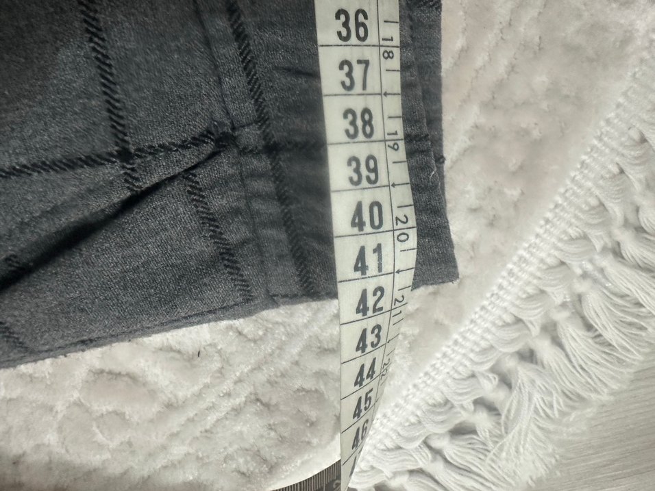 Gri Ekoseli erkek Kumaş Pantolon - Görsel 4