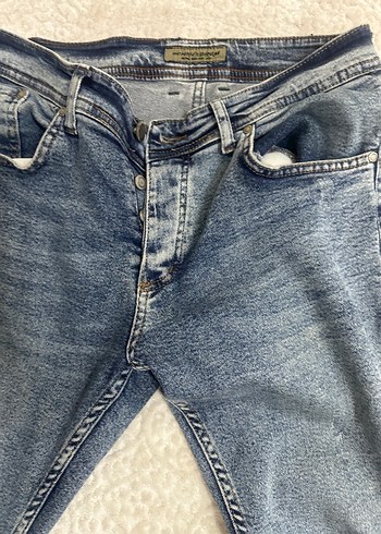 Erkek Mavi Denim Regular Fit Jean - Görsel 5