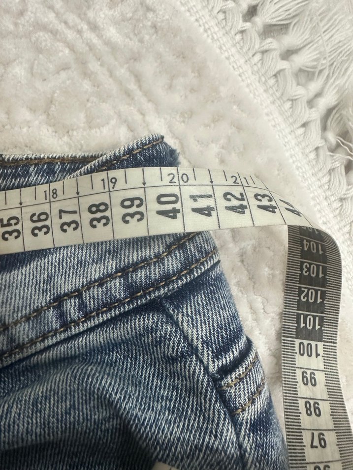 Erkek Mavi Denim Regular Fit Jean - Görsel 3