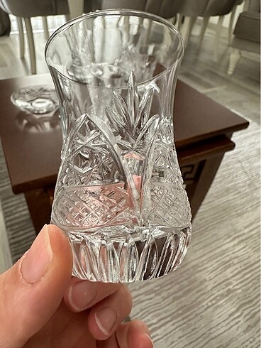  Beden Kristal çay bardağı