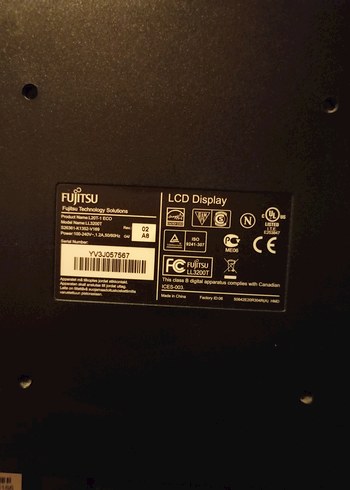 20" Siyah Exper Monitör - Görsel 2