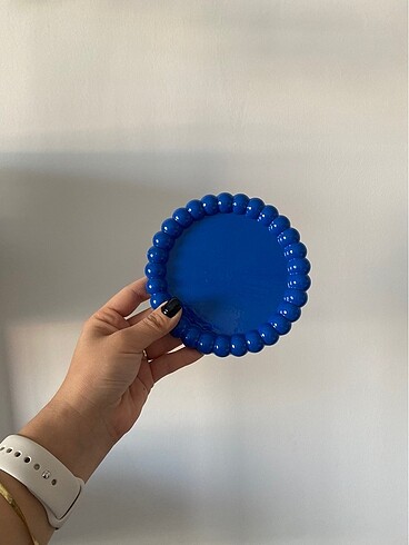 Kobalt Mavi Dekoratif Tabak