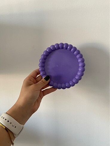 Mor Bubble Dekoratif Tabak
