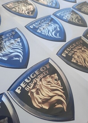 Peugeot suv turkey 3d sticker 