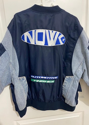 Twist Mavi Fermuarlı Kadın Streetwear Ceket
