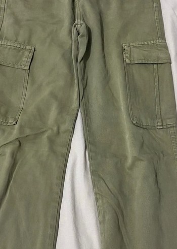 Stradivarius Erkek Çocuk Haki Bol Kesim Pantolon