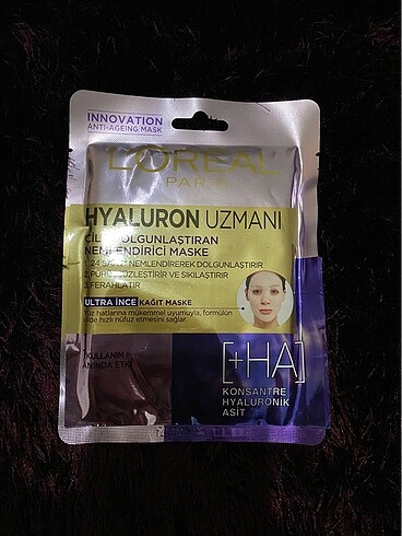 Loreal Paris Hyaluron Uzmanı 1 Adet Kağıt Yüz Maskesi