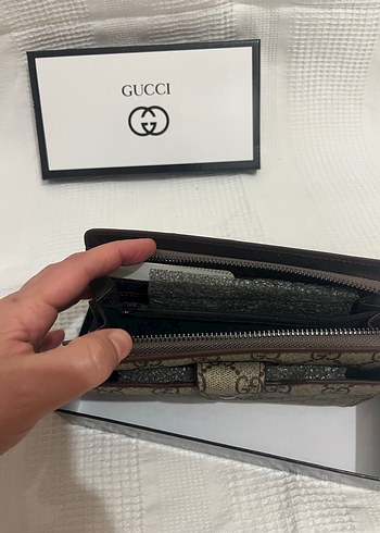Gucci erkek Deri Cüzdan - Görsel 3