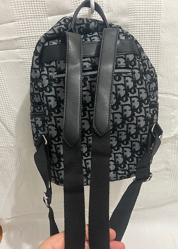 Gri Baskılı Kadın Sırt Çantası - Görsel 3