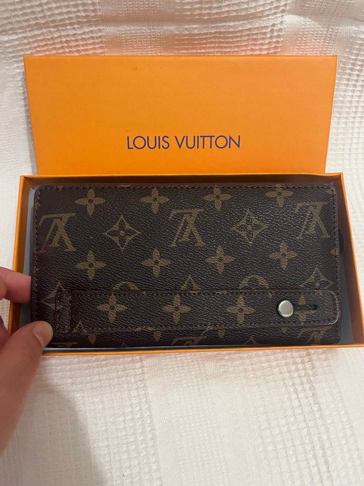 Louis Vuitton Kahverengi Deri erkek Cüzdan - Görsel 2