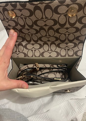 Kahverengi Modern Klasik Kadın Deri Çanta - Görsel 2