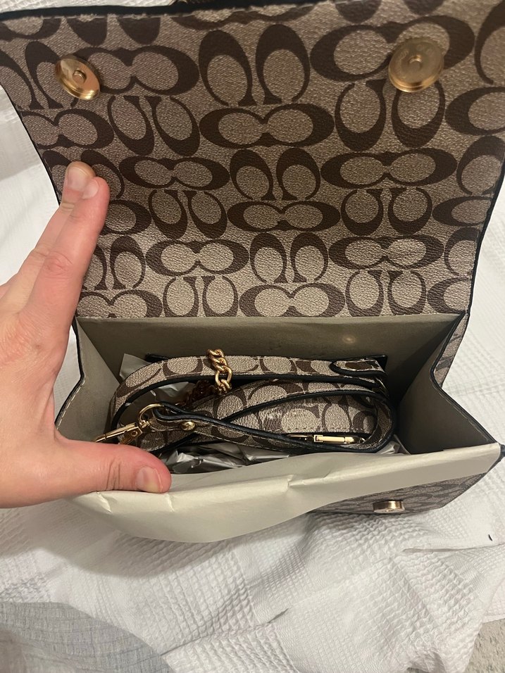 Kahverengi Modern Klasik Kadın Deri Çanta - Görsel 2