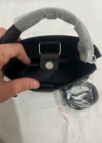 Prada Siyah Payetli Kadın Çanta - Görsel 4