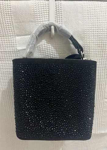Prada Siyah Payetli Kadın Çanta - Görsel 3