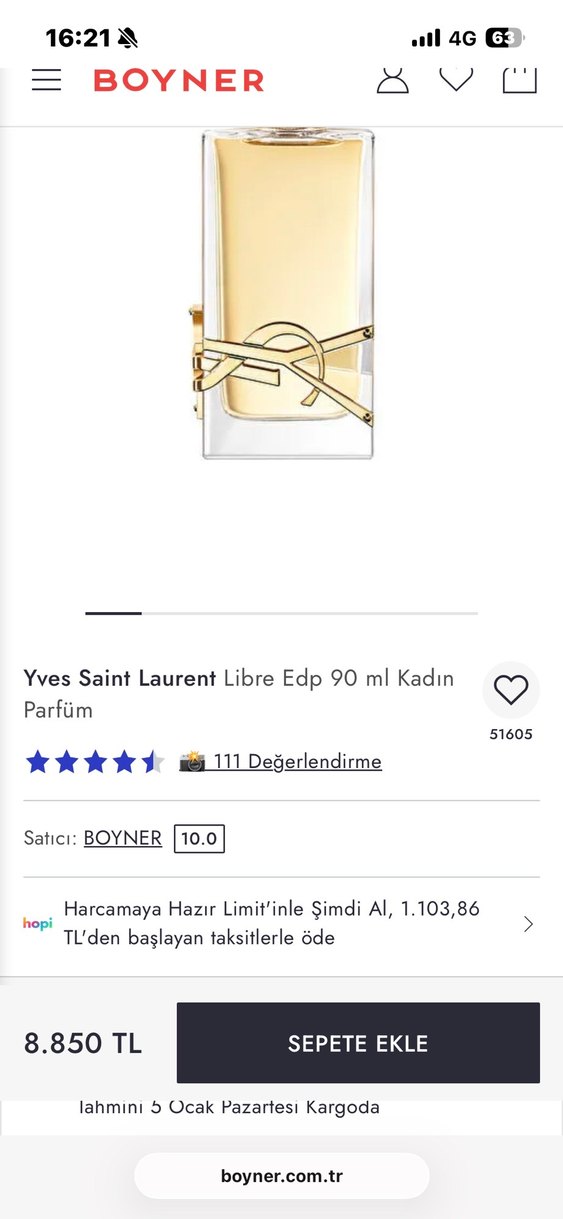 Ysl libre kadın parfümü - Görsel 4