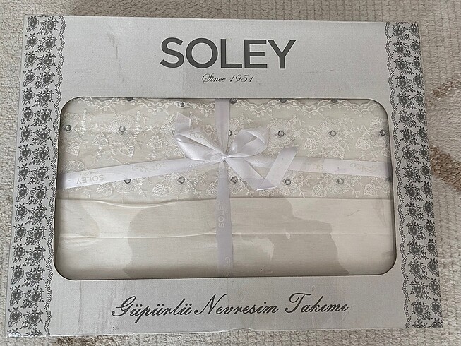 Soley güpürlü nevresim takımı